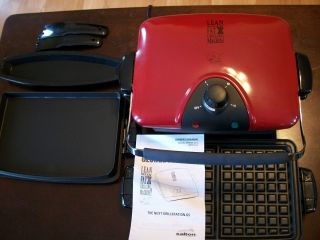 George Foreman Grill Next Grilleration G5 GRP90WG GRP97 5 Plates