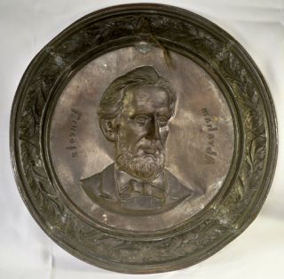  OVERSIZED Super high Relief WALL PLAQUE of Abraham Lincoln   Giant