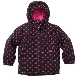 Girls Roxy Mini Jet Jacket Coat Snowboard Ski Snow Size 3T Black Pink