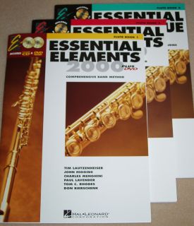 Essential Elements Technique 2000 Flute Books 1 2 3
