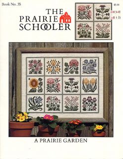  Stitch Booklet The Prairie Schooler A Prairie Garden 12 Flowers