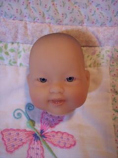 New Berenguer Doll Head for Reborn Crib Cap