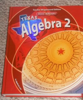 Glencoe McGraw Hill Algebra 2 II Teacher Textbook High School TX isbn