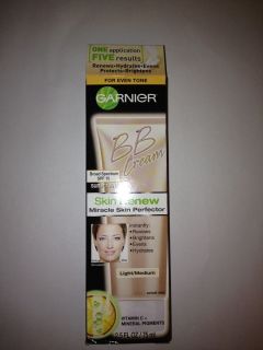 Garnier Skin Renew Miracle Skin Perfector BB Cream Light/Medium **NEW