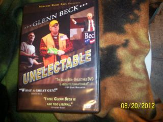 GLENN BECK UNELECTABLE DVD Great Condition NR 2008 Conservative Values