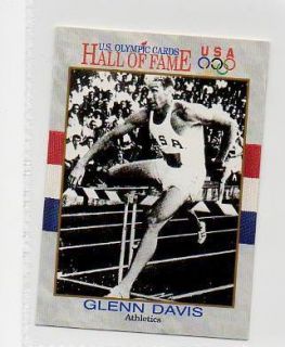 35 Glenn Ashby Davis Athletics US Olympic Card