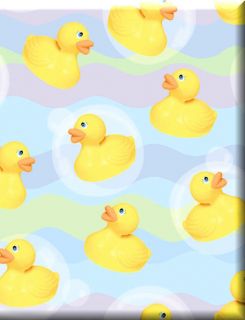New Baby Shower Rubber Duck Gift Wrap Wrapping Paper