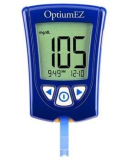 Abbott OptiumEZ Blood Glucose Monitoring meter, NO CODING REQUIRED