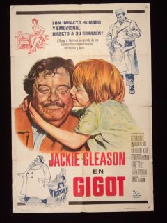 Gigot Jackie Gleason 1962 1S Argentine Movie Poster