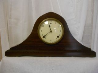 Old Antique w M Gilbert Tambour Mantel Clock Revere Circa 1924