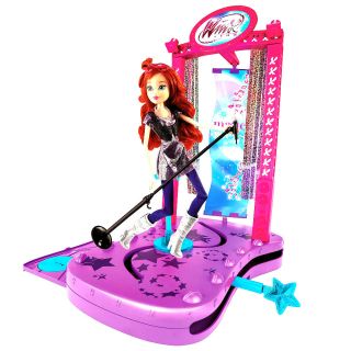 Winx Club Concert Stage with Doll Get ready to Rock Control the Stage