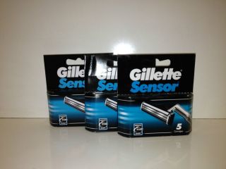 Gillette Sensor Razor Blades Cartridges 15 Blades