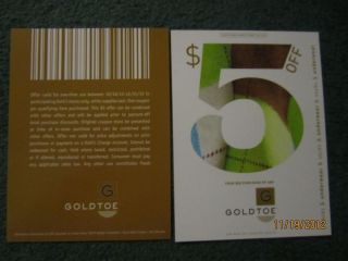 Gold Toe $5 off $25 coupons Five KOHLS ONLY 5 discount coupon lot