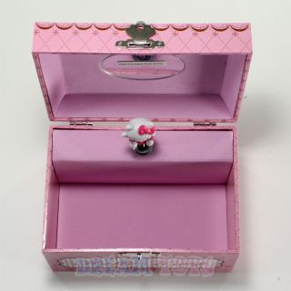 Sanrio Hello Kitty Pink Musical Jewelry Box Girls Accessories