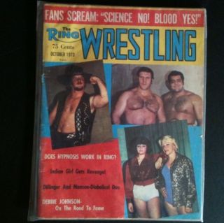  Wrestling Magazine Oct 1973 Bruno Sammartino Womens Girls WWE NWA