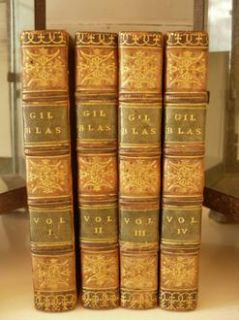 1809 The Adventures of Gil Blas 4 Volumes I II III IV Printed by C