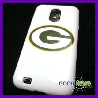  Galaxy S2 Epic Touch 4G Green Bay Packers Rubber Skin Case Cover