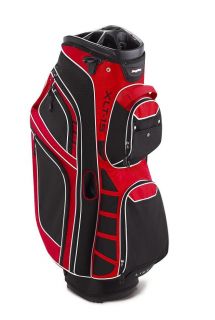 New Bag Boy Golf XLT 15 Divider Cart Bag Red Black