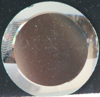 Clear 2 ½ Diamter Beveled Glass Disc Crafts Stain Glas