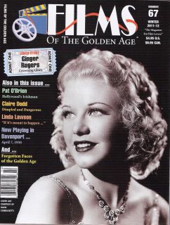 Ginger Rogers Films of The Golden Age 67 Winter 2011