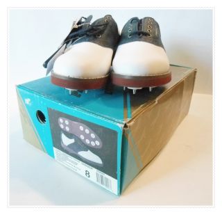New Womens Golf Shoes White Plaid Size 8 US Euro 39 5 UK 6 Dunlop
