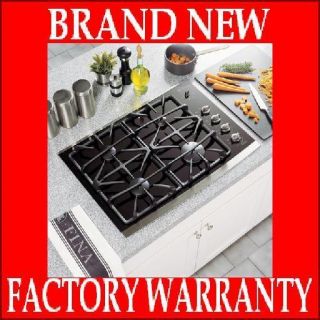  STOCK NOW NEW GE Profile 30 STAINLESS Gas on GLASS Cooktop JGP940SEKSS