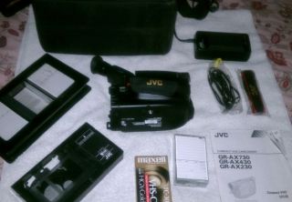 JVC Compact VHS Camcorder GR AX430