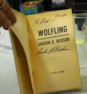 Wolfling Paperback Signed by Gordon R Dickson VG