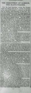  American Slave Trader Nathaniel Gordon Piracy Law 1820 Harpers