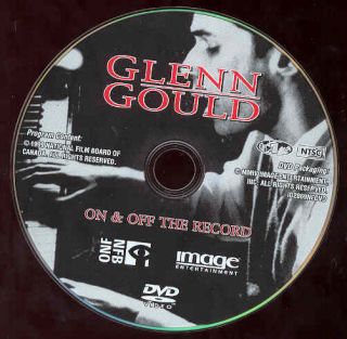 Glenn Gould DVD on Off The Record Lake Simcoe Pianist