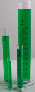 Glass Graduated Cylinders 10 50 100 500 ml Cylinder