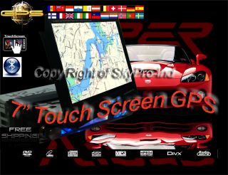 Touch Screen DVB T TNT GPS Bluetooth Autoradio AT77