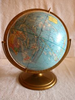 Vintage 1970s GEORGE F CRAM CO CRAMS SCOPE O SPHERE 12 DIA Table World