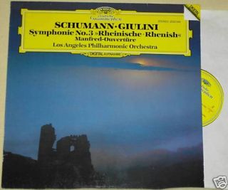 Giulini Schumann Symph 3 Manfred DGG 2532 040 Dig