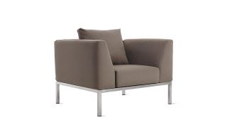 Gloster Angle Lounge Armchair Outdoor Modern DWR Design Within Reach