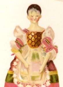 Queen Victorias Dolls by F Low Chromolithograph 1894 Mari Taglioni