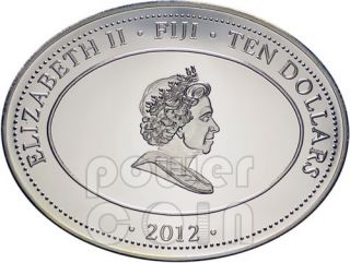 Grace Kelly 30th Anniversary of Death Silver Coin 10$ Fiji 2012