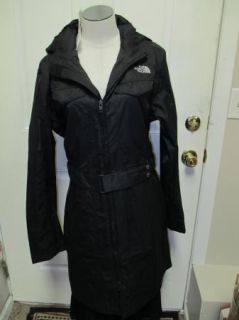 North Face Womens Stella Grace Jacket Raincoat L Black