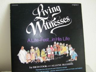 Living Witnesses Rich Cook Graham Kerr Allene Bledsoe LP Vinyl Album