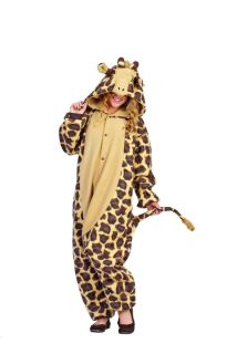 Funsies Kigurumi Georgie Giraffe Fleece Jumpsuit Costume Adult