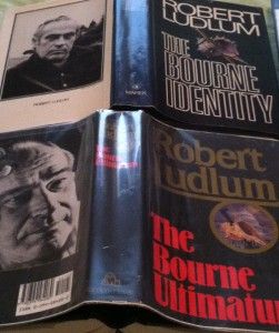 Lot of 10 Robert Ludlums Jason Bourne Hardcovers Novels Complete to