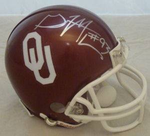 Gerald McCoy Autographed Oklahoma Sooners Mini Helmet