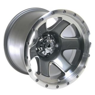 Summit Wheel Nomad Aluminum Natural/Gray 15x10 5x4.5 BC 3.75
