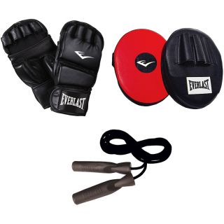  MMA Training Set Includes Gloves Punch Mitts and Jump Rope