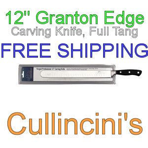 12 Carving Knife Full Tang Granton Edge 