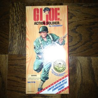 Gi Joe Action Soldier by Hasbro No 130593 WW II US Army Figure RARE