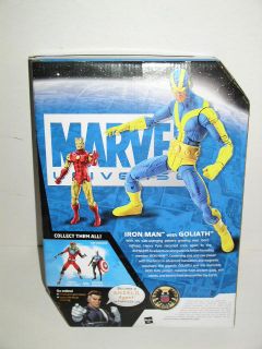 Marvel Universe Iron Man with Goliath Action Figure NIB 