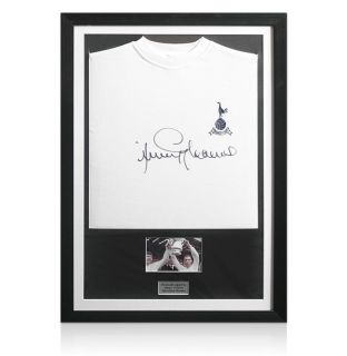 Framed Jimmy Greaves Signed Spurs Shirt 1967 Cup Final Direct from His