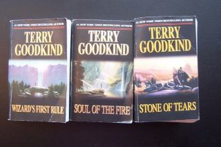 Terry Goodkind Sword of Truth Series Paperback Book Lot