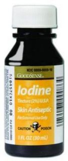 ISG Good Sense Iodine 1oz Skin Antiseptic Case of 12 Boxes of 12